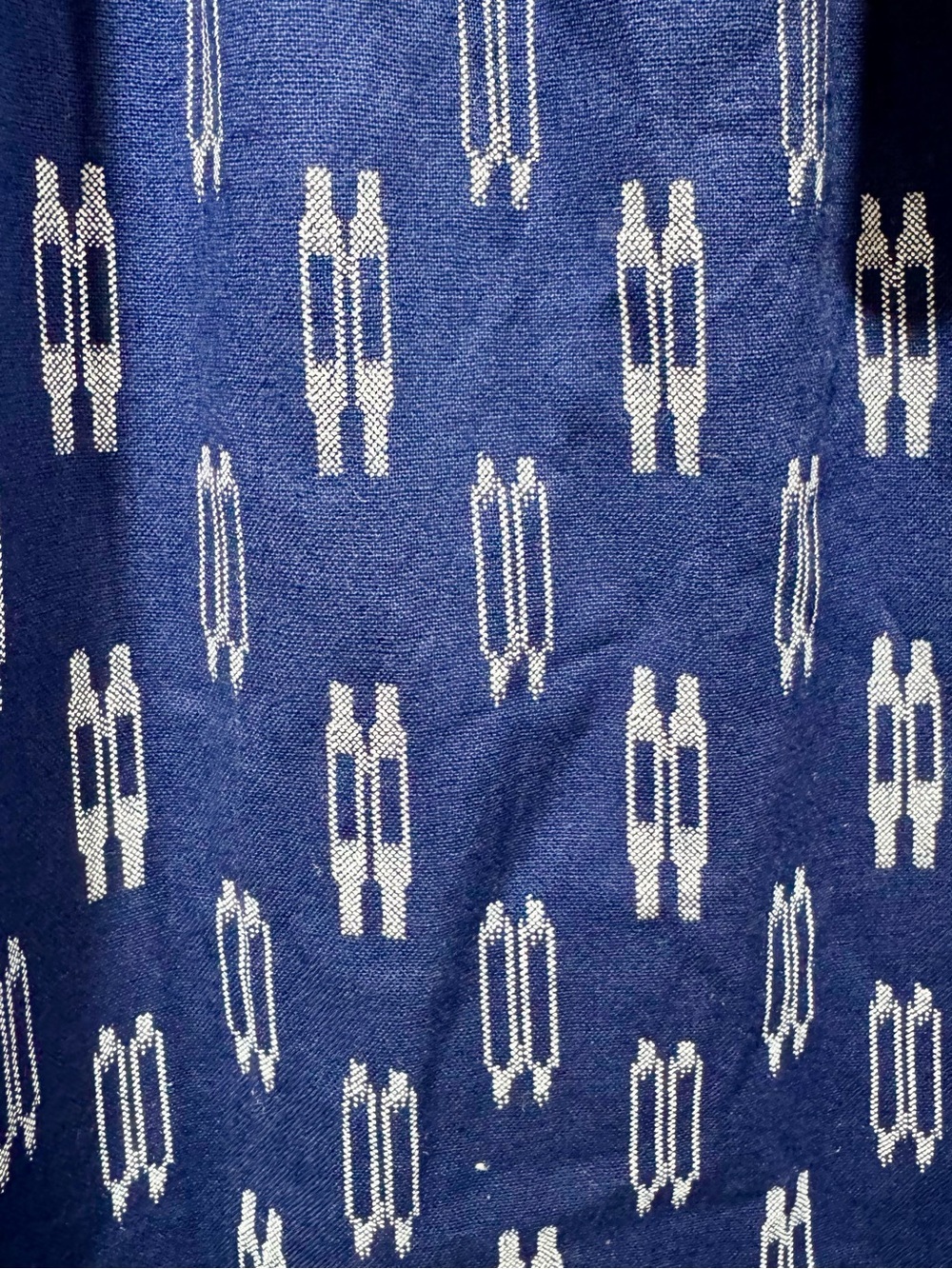 Beach Lunch Lounge Steffie‎ Mini Dress Blue Ikat Tie Shoulder NWT Size S - Picture 6 of 6